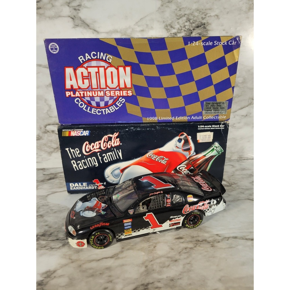 1/24 1998 DALE EARNHARDT JR NASCAR DIECAST #1 Coke Polar Bear Action Limited Ed